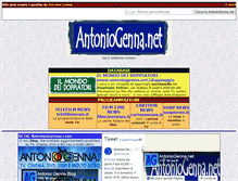 Tablet Screenshot of antoniogenna.net